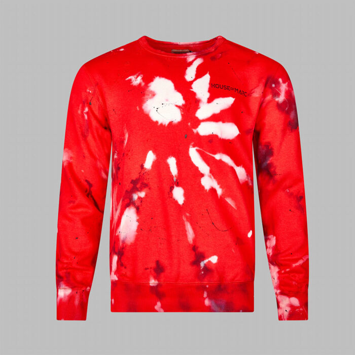 H.O.M Paint bleached paint splatter jumper