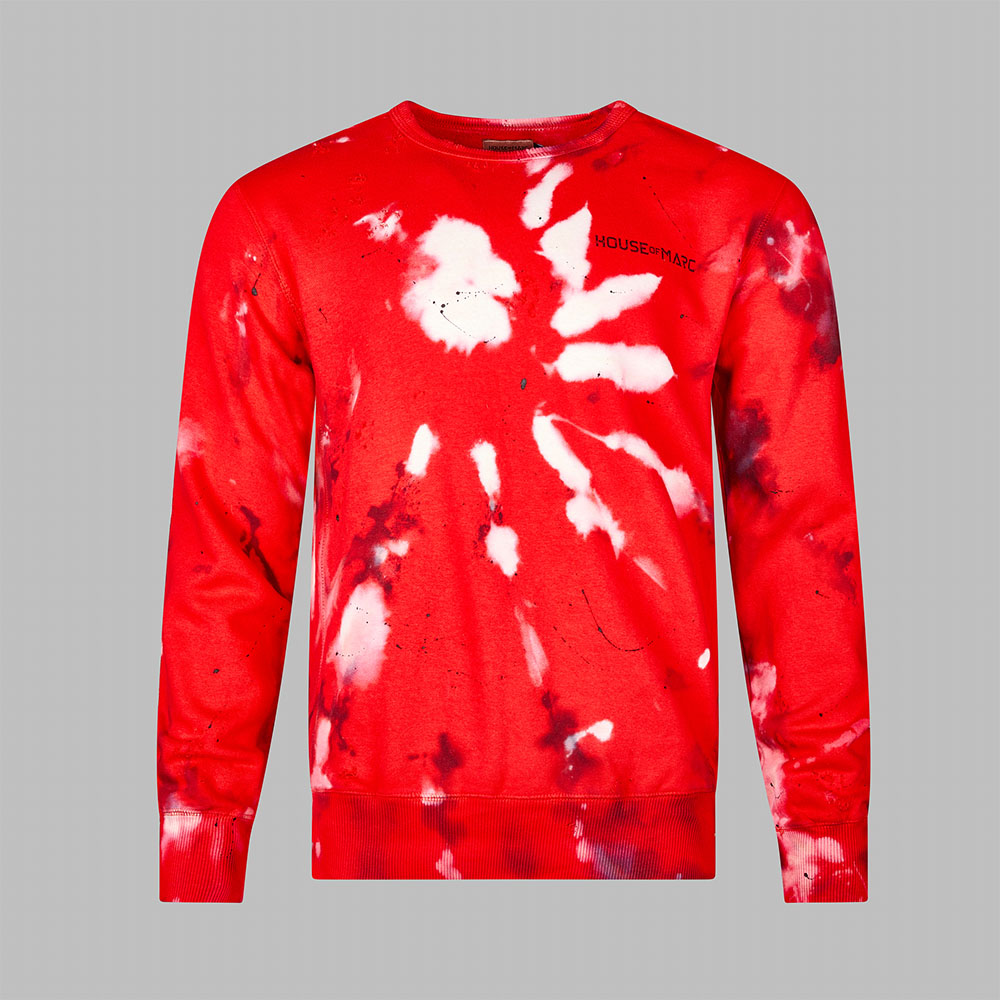 H.O.M Paint bleached paint splatter jumper – House Of Marc